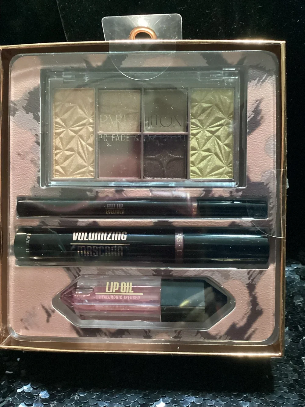 NWT Paris Hilton Glitz & Glam Eyeshadow Palette - Bronze, Gold, Brown